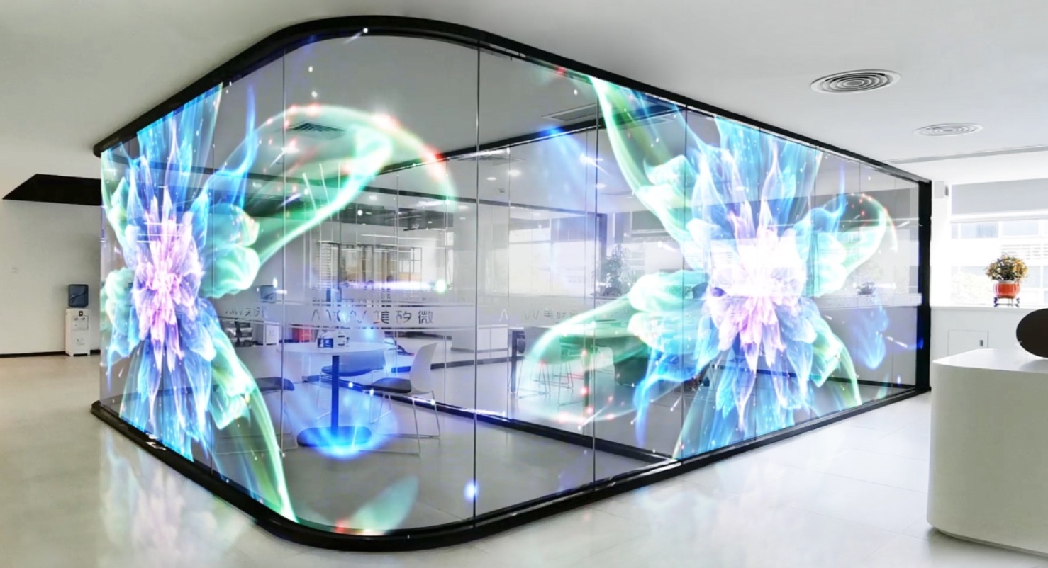 Ecrane transparente