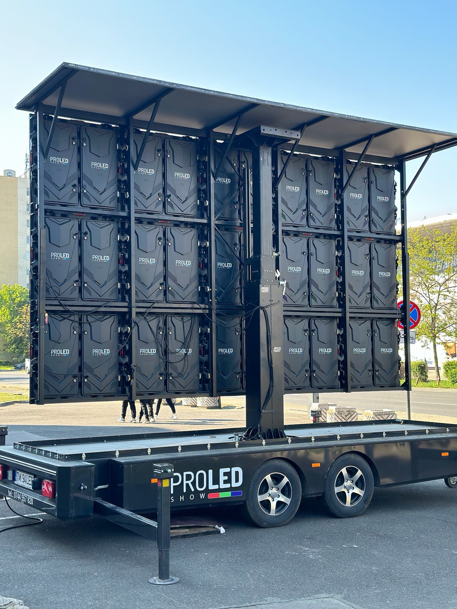Trailer LED Pro Led Show — panou desfășurat